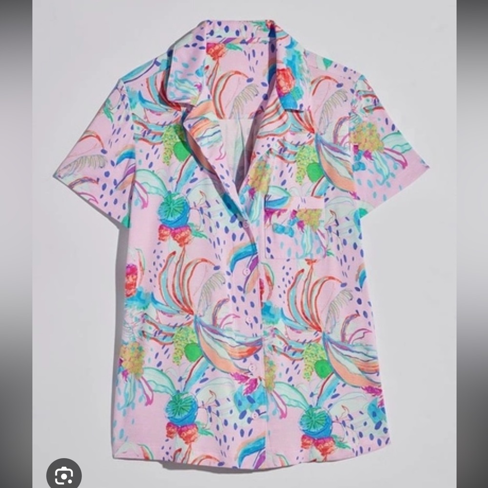 Soma cool nights pajama set in color paradise party pink